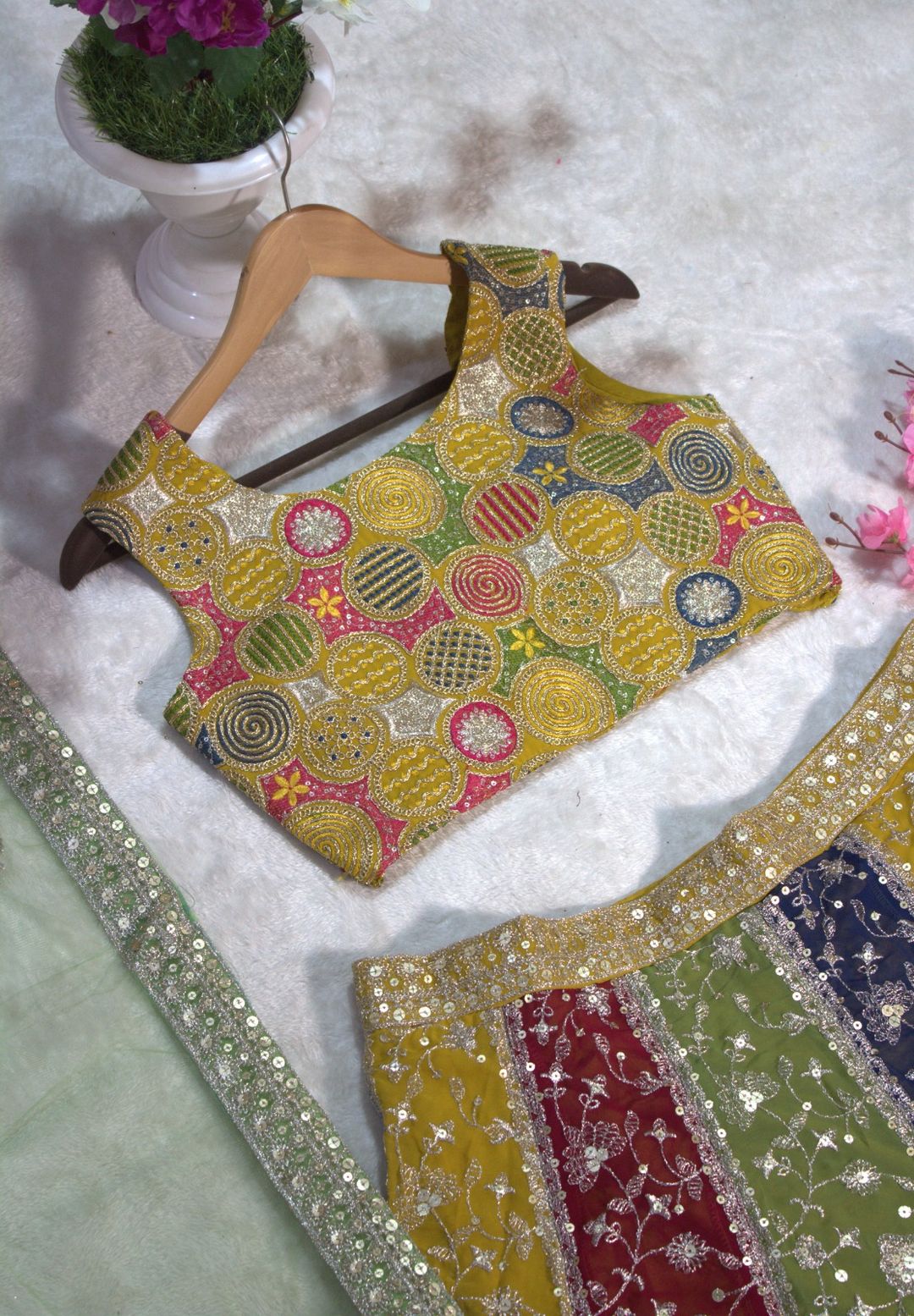 Varnika Sequin Georgette Lehenga