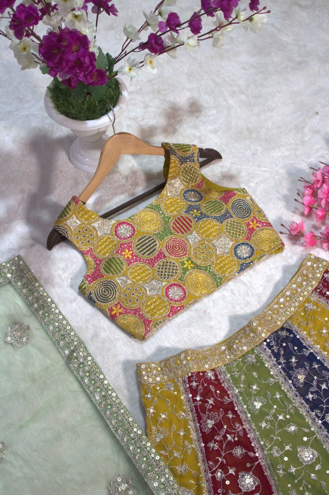 Varnika Sequin Georgette Lehenga