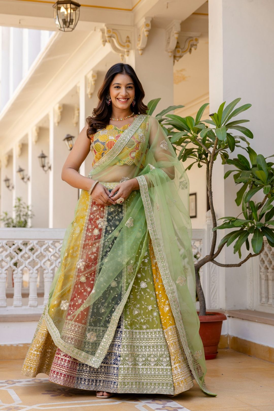 Varnika Sequin Georgette Lehenga