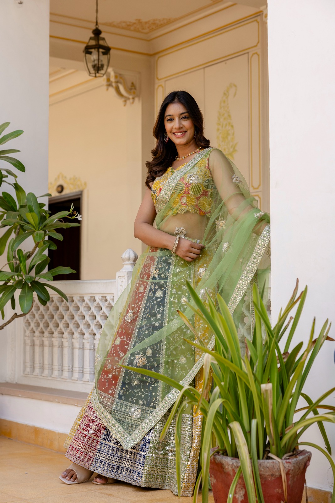 Varnika Sequin Georgette Lehenga