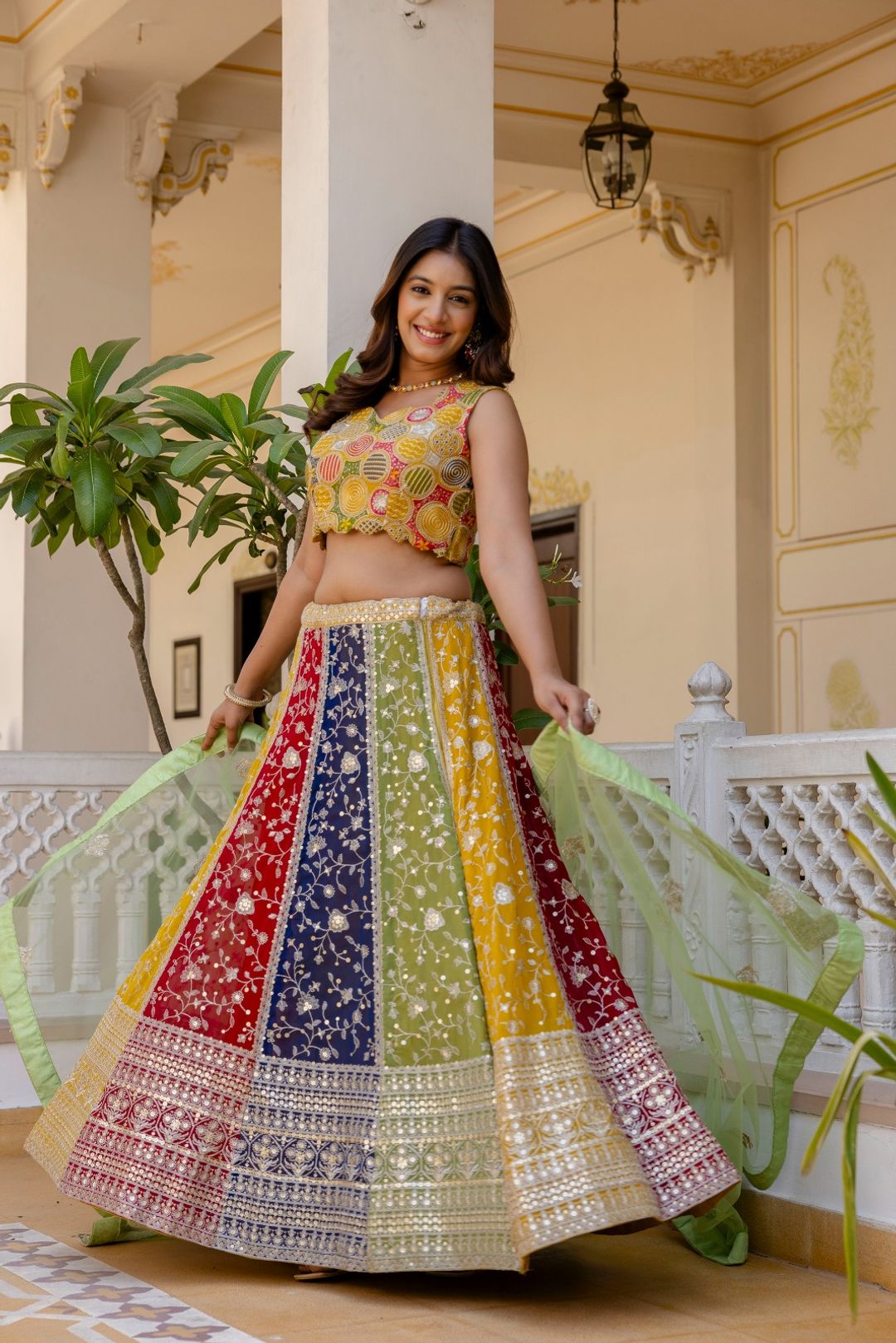 Varnika Sequin Georgette Lehenga