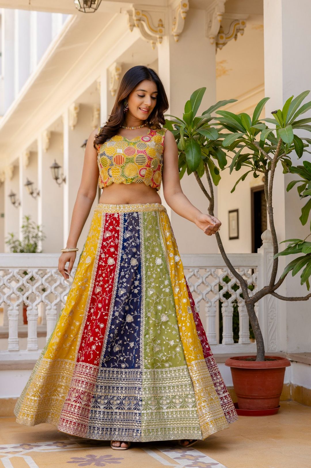 Varnika Sequin Georgette Lehenga