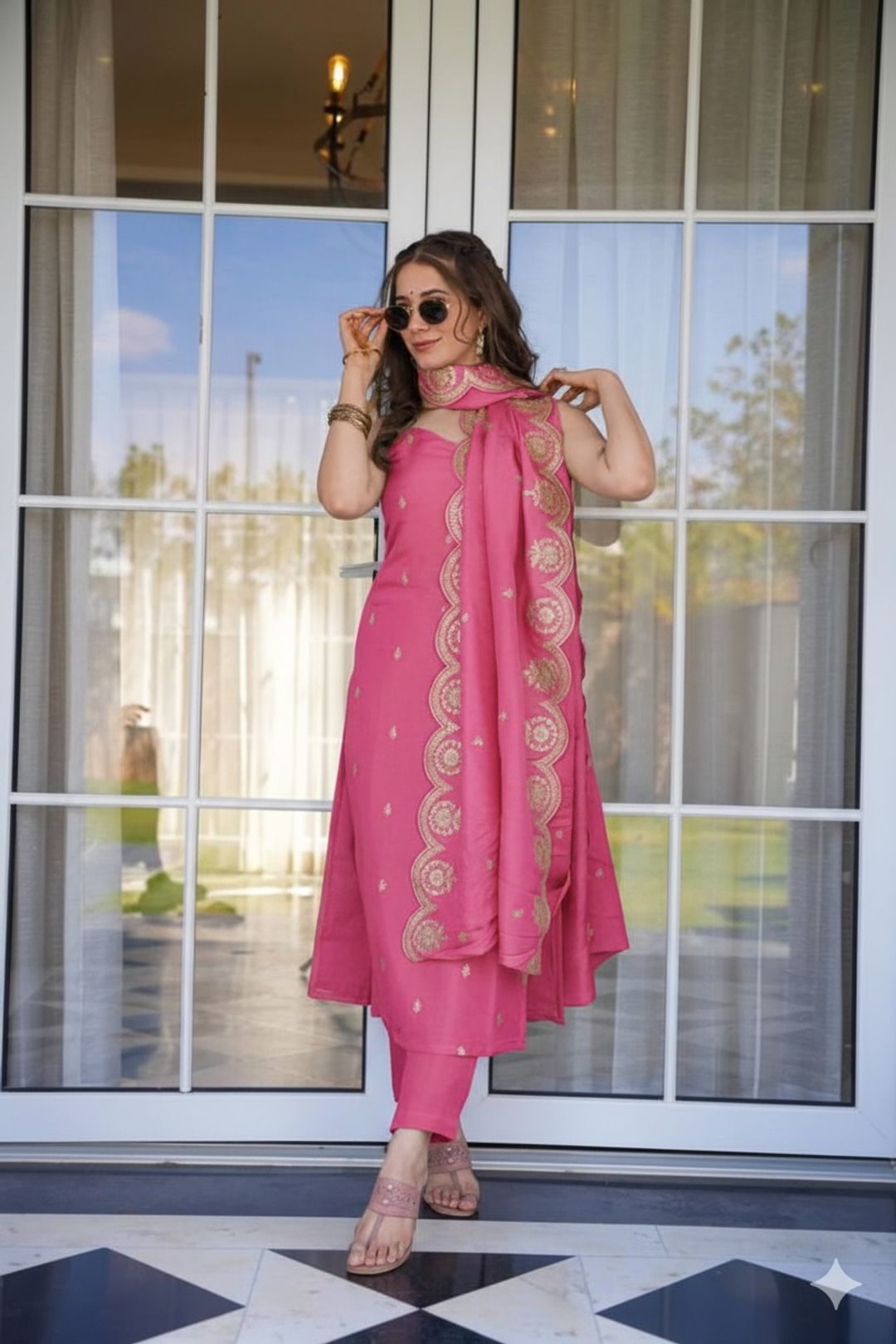 RoseGlow Designer Salwar Suit