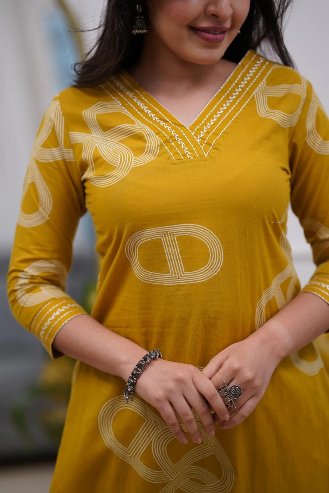 Yellow Chanderi Radiance Embroidered Suit