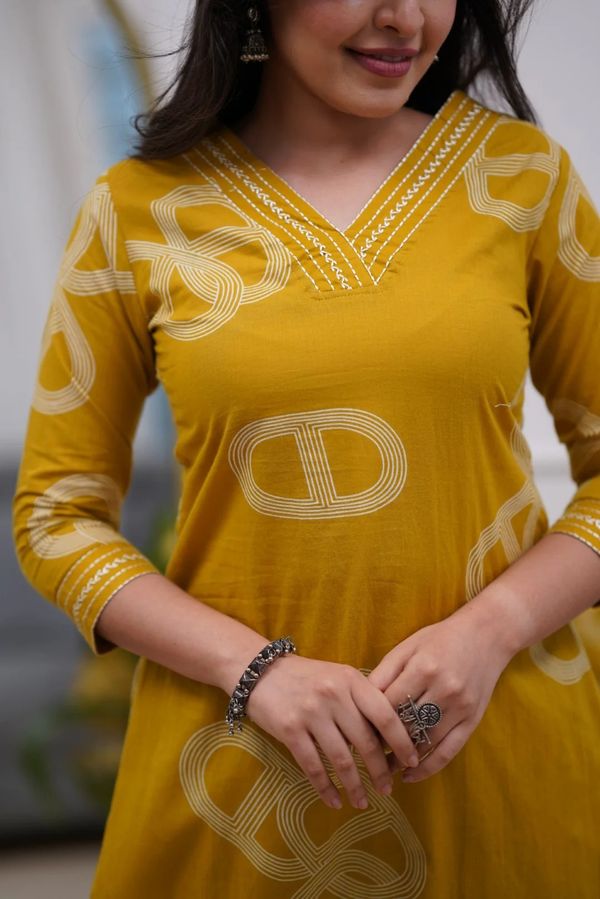 Yellow Chanderi Radiance Embroidered Suit