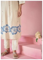 Rayon Elegance Embroidered Suit Set with Organza Dupatta