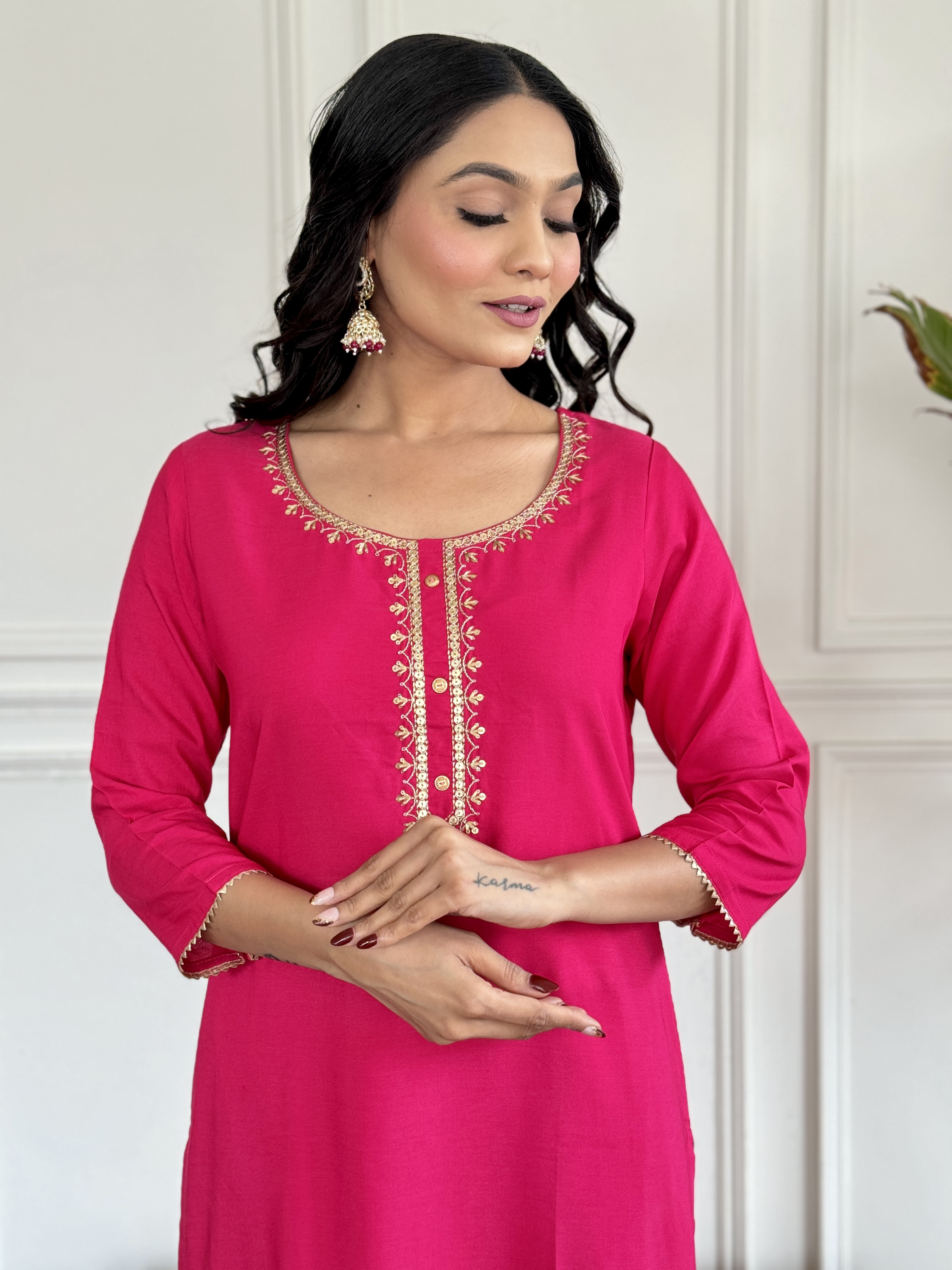 Elegance Embroidered Kurta Set