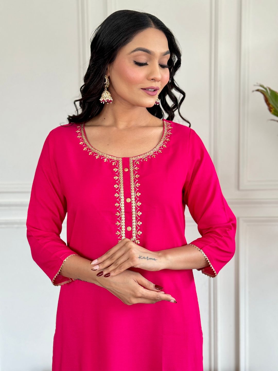 Elegance Embroidered Kurta Set