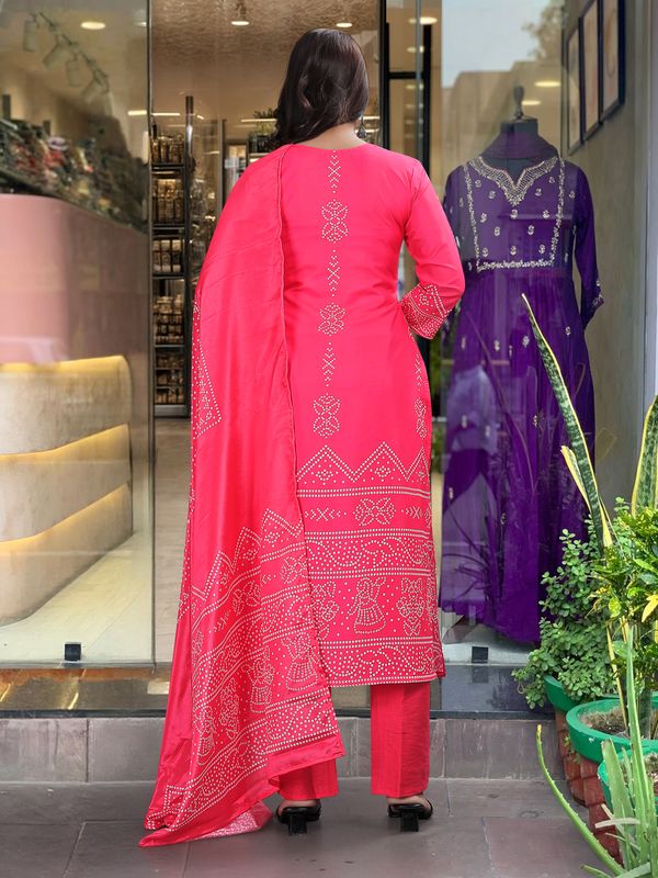 Pink Salt Gotapatti Salwar Suit Set