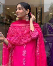 Pink Salt Gotapatti Salwar Suit Set