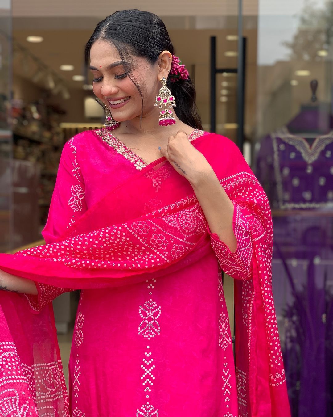 Pink Salt Gotapatti Salwar Suit Set