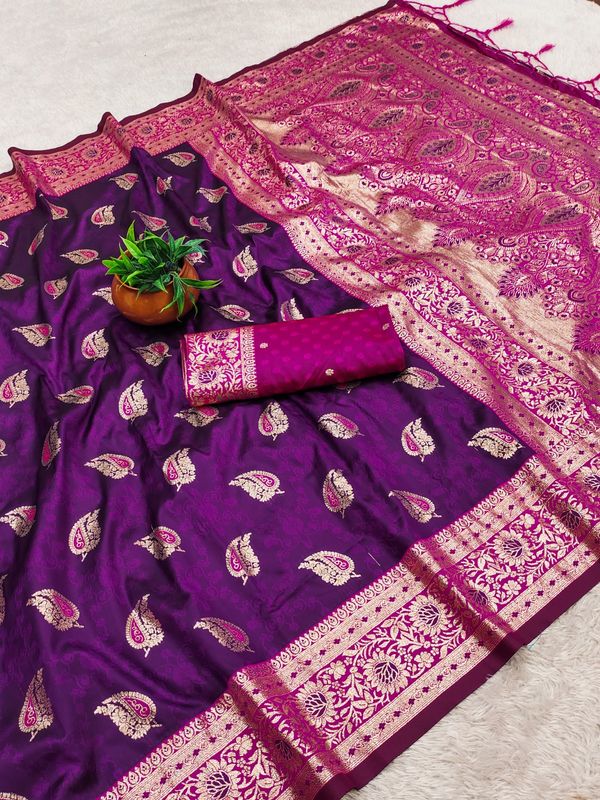 Royal Banarasi Soft Silk Zari Weave Saree