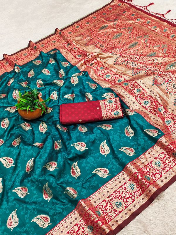 Royal Banarasi Soft Silk Zari Weave Saree