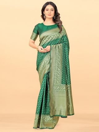 Banarasi Soft Silk Jacquard Zari Saree
