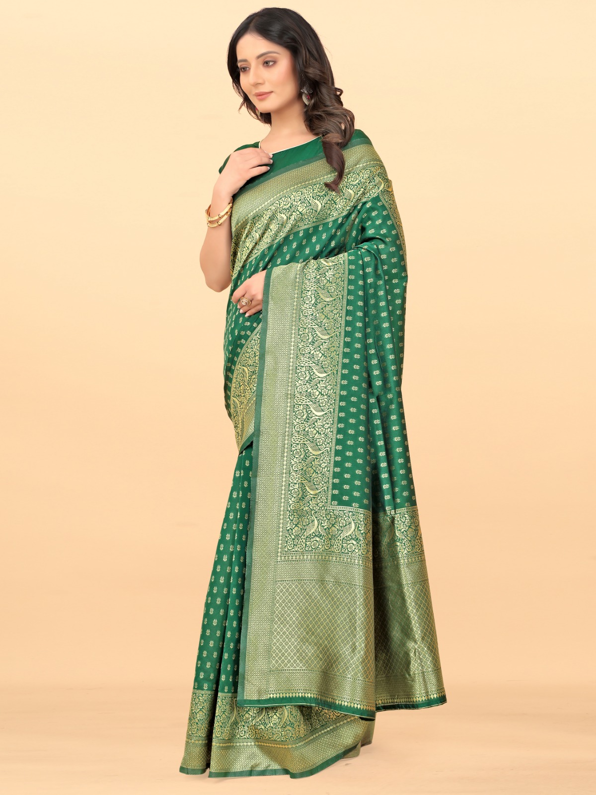 Banarasi Soft Silk Jacquard Zari Saree