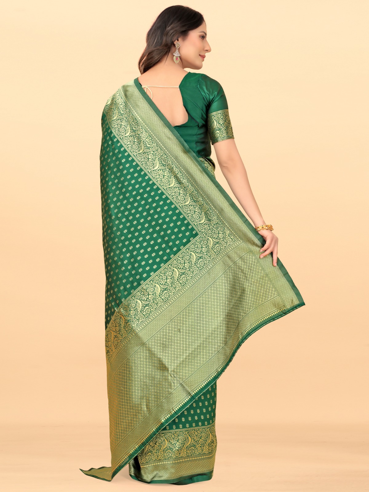 Banarasi Soft Silk Jacquard Zari Saree