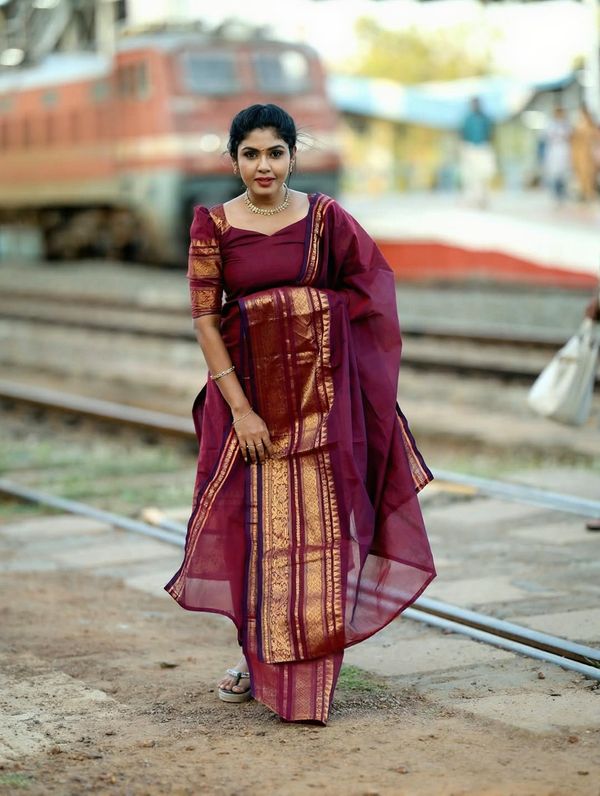 Blue Kanchi Cotton Jacquard Kurti Dupatta Set