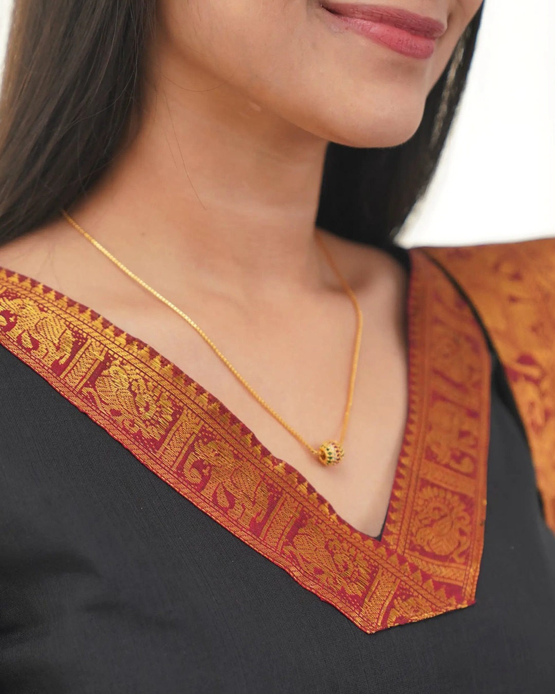 Kanchi Cotton Jacquard Woven Kurti Dupatta Set