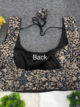 Pure Kalamkari Cotton Padded Blouse for Women