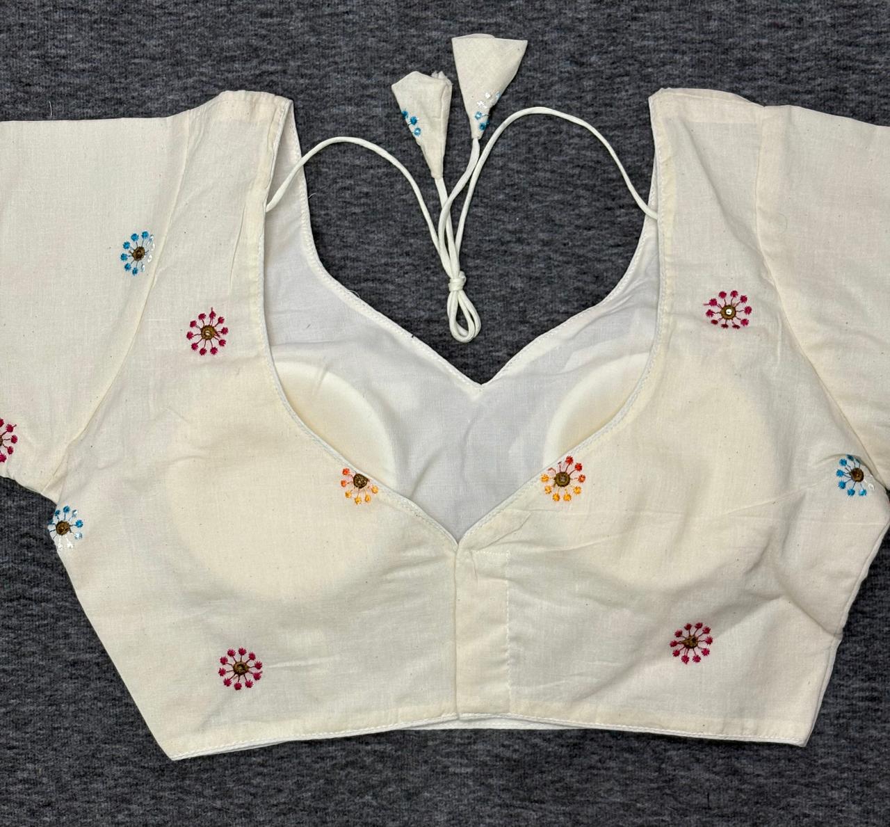 Classic Festive Wear Blouse for Stylish Saree Look