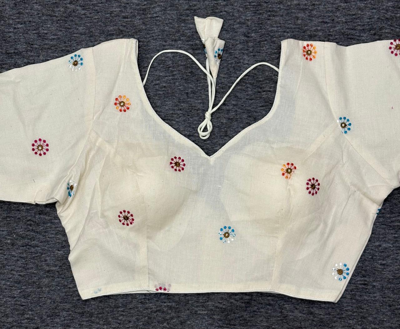 Classic Festive Wear Blouse for Stylish Saree Look