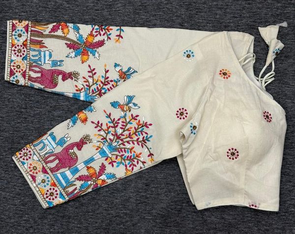 Classic Festive Wear Blouse for Stylish Saree Look