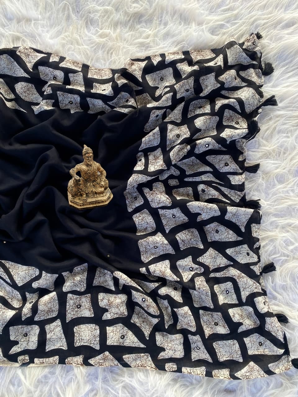 Premium Black Georgette Saree For Party Wear