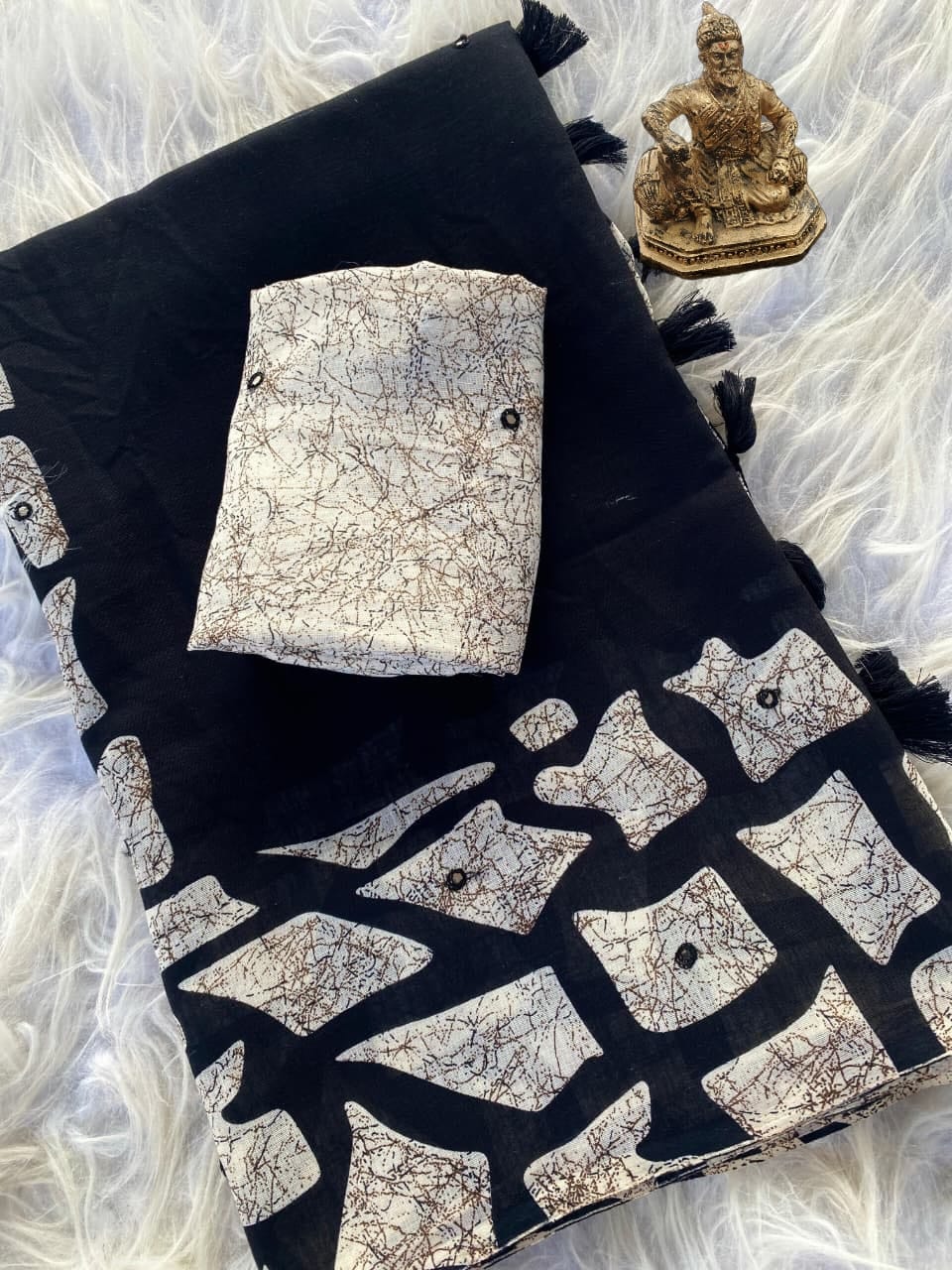 Premium Black Georgette Saree For Party Wear