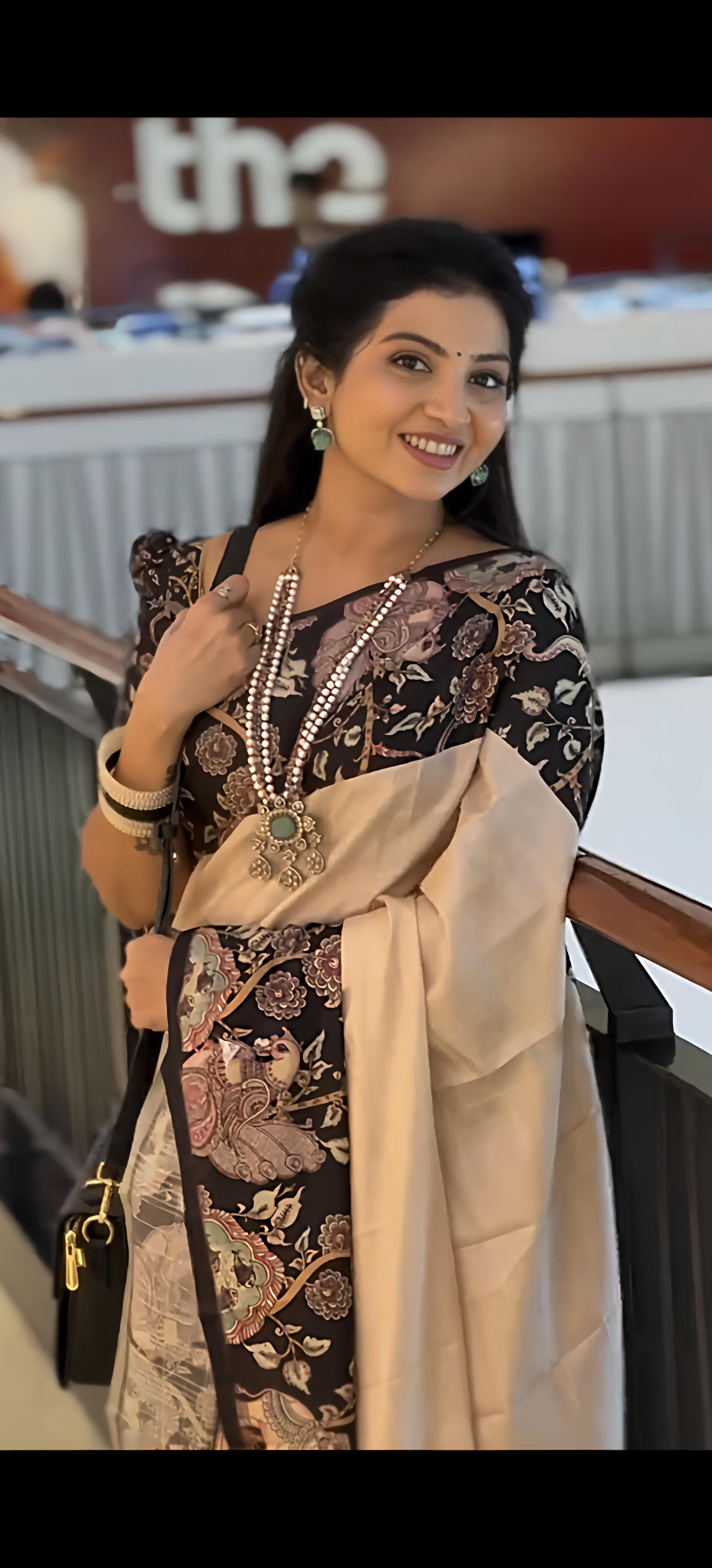 Traditional Elephant Art Designer Silk Saree