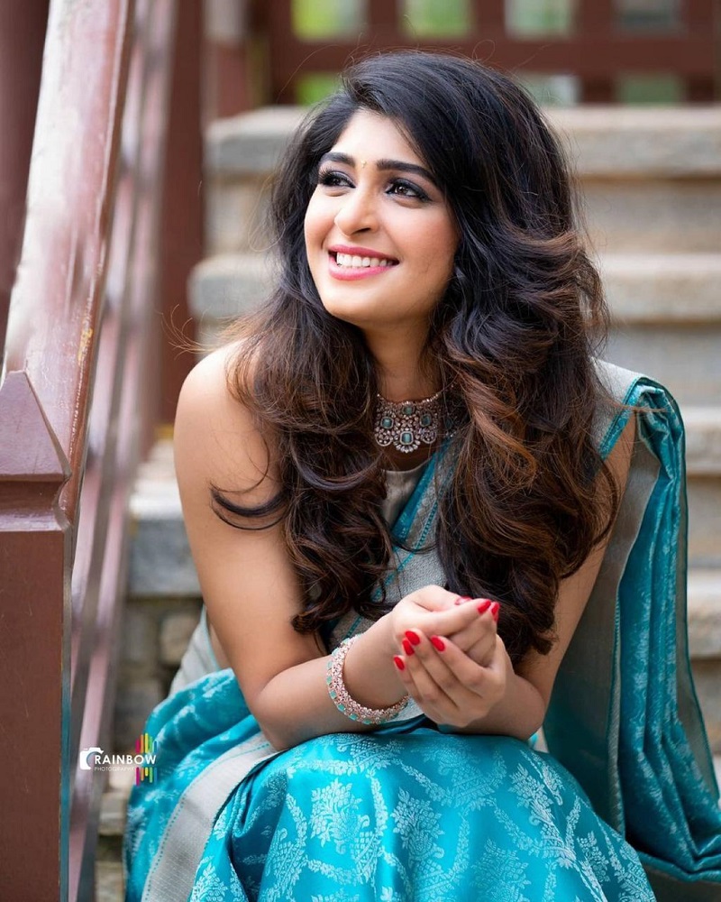 Teal Silk Saree with Silver Zari and Contrast Border