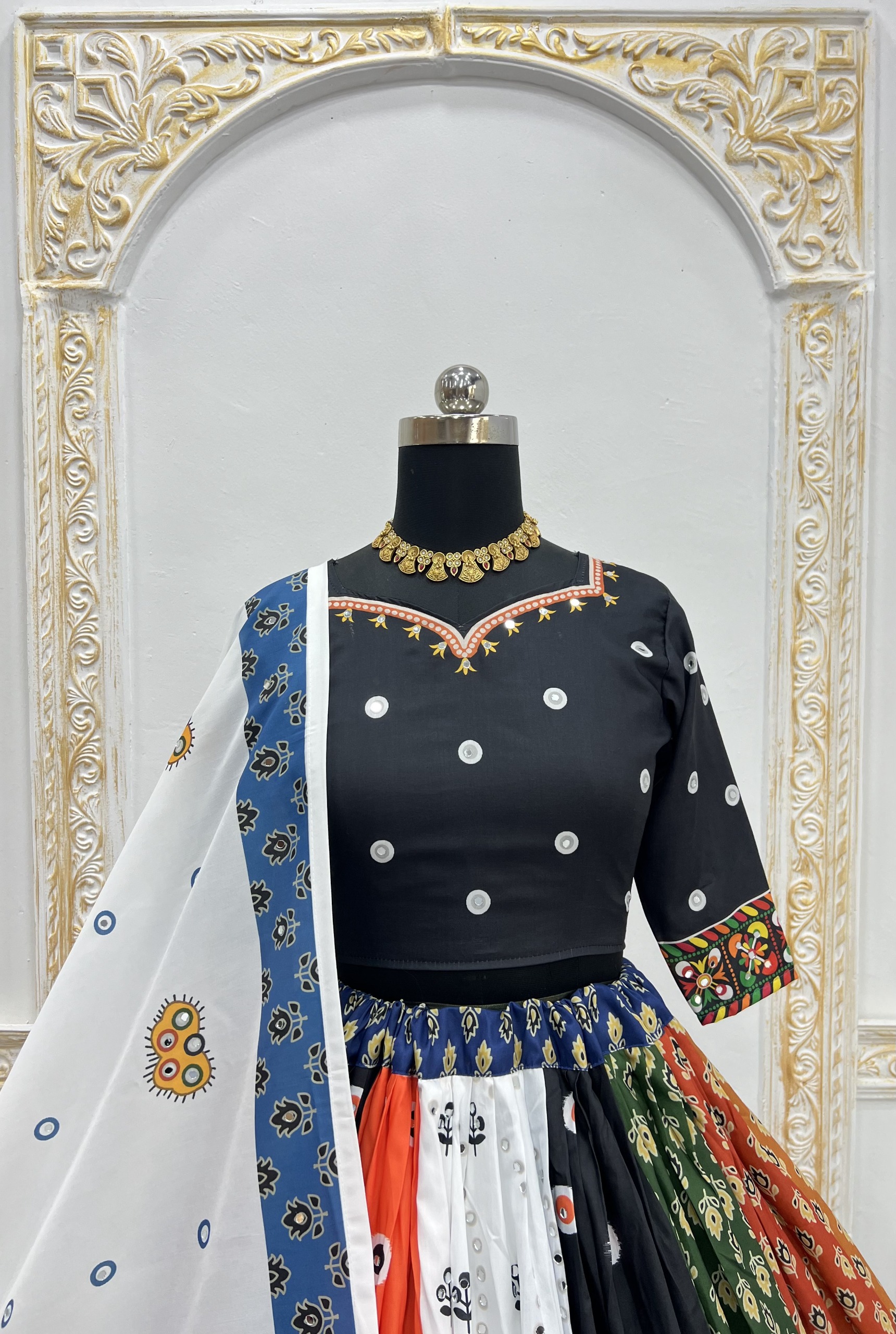 Vibrant Multicolor Navratri Lehenga Choli Set