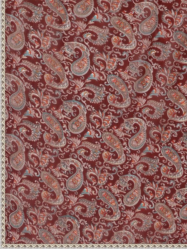 Maroon Printed Georgette Kurta Set with Dupatta Women
