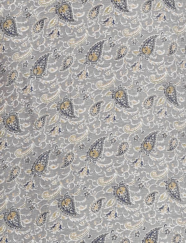 Grey Printed Cotton Kurti Pant Set for Women Daily Wear